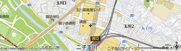 東京都世田谷区玉川周辺の地図
