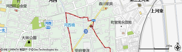 アトリーチェ田富店周辺の地図