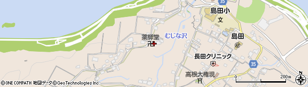 山梨県上野原市鶴島2371周辺の地図
