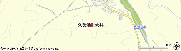 京都府京丹後市久美浜町大井周辺の地図