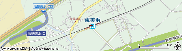 東美浜駅周辺の地図