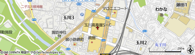 玉川高島屋　ショッピングセンター本館地下１階妻家房周辺の地図