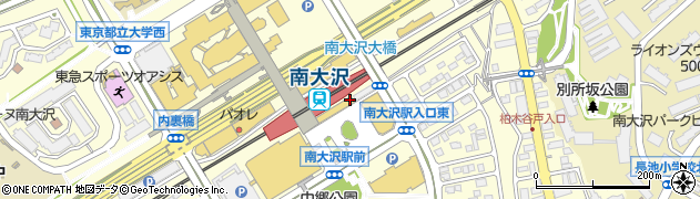 松屋 南大沢店周辺の地図