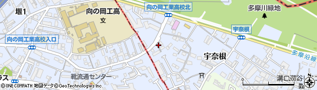 ヒューマンライフケア宇奈根の宿周辺の地図