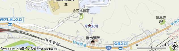 山梨県上野原市四方津1505周辺の地図