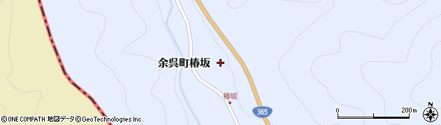 滋賀県長浜市余呉町椿坂周辺の地図