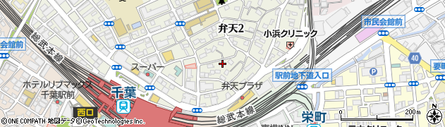 千葉市千葉駅北口第３自転車駐車場周辺の地図