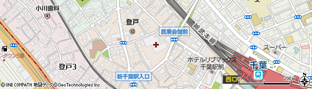 財団法人千葉県農業会館　総務担当周辺の地図