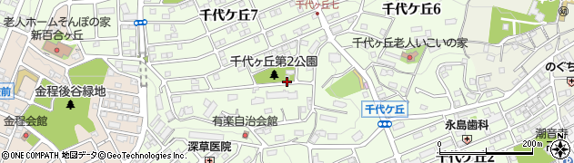 神奈川県川崎市麻生区千代ケ丘周辺の地図