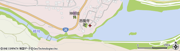 山梨県上野原市松留33周辺の地図