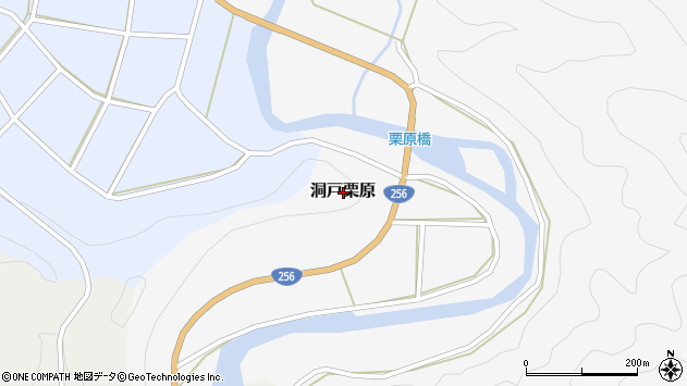 〒501-2801 岐阜県関市洞戸栗原の地図