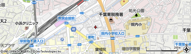 千葉県千葉市中央区要町周辺の地図