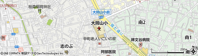 東京都目黒区平町2丁目3周辺の地図