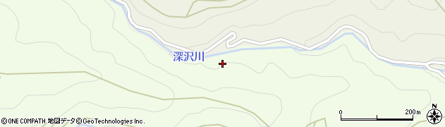 深沢川周辺の地図