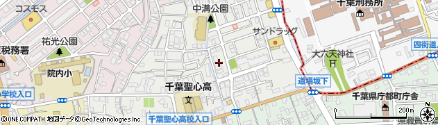 千葉県千葉市中央区道場北2丁目3周辺の地図