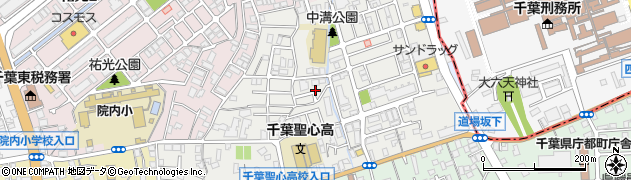 千葉県千葉市中央区道場北周辺の地図
