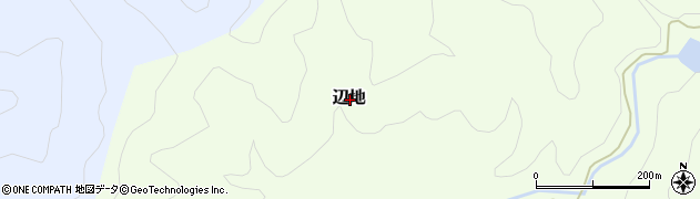 兵庫県美方郡新温泉町辺地周辺の地図