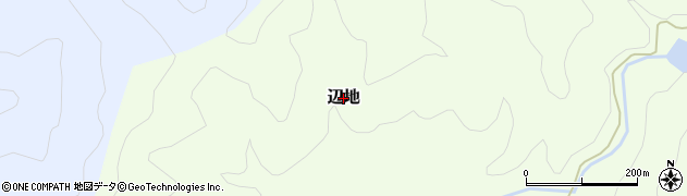 兵庫県新温泉町（美方郡）辺地周辺の地図
