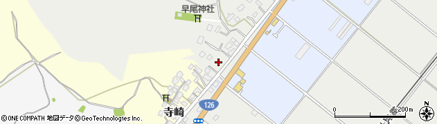 千葉県山武市早船1361周辺の地図