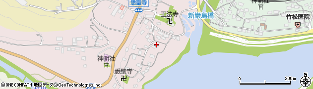 山梨県上野原市松留86周辺の地図