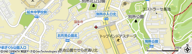 東京都八王子市別所周辺の地図