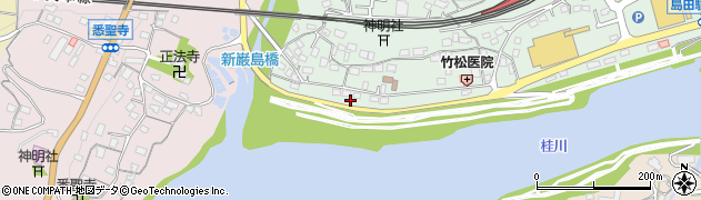 山梨県上野原市新田1155周辺の地図