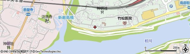 山梨県上野原市新田1147-1周辺の地図