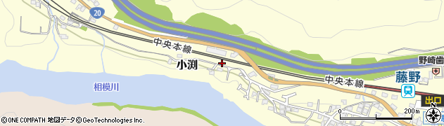 神奈川県相模原市緑区小渕1521周辺の地図