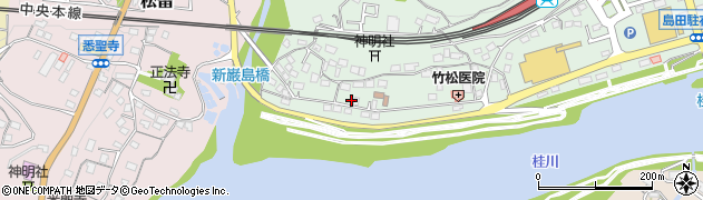 山梨県上野原市新田1146周辺の地図