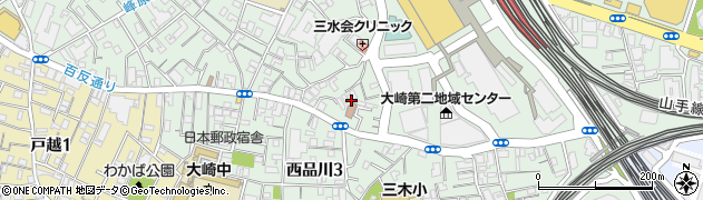 東京都品川区大崎2丁目7-30周辺の地図