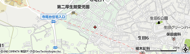 寺尾台第3公園周辺の地図