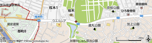 桜木保育所周辺の地図