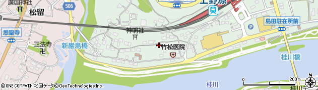 山梨県上野原市新田1127周辺の地図