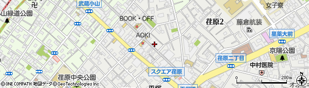 おかしのまちおか武蔵小山店周辺の地図