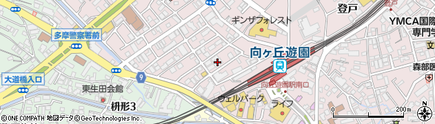 横浜銀行登戸支店周辺の地図