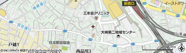 東京都品川区大崎2丁目7-28周辺の地図
