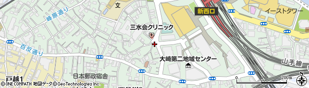 東京都品川区大崎2丁目7-1周辺の地図
