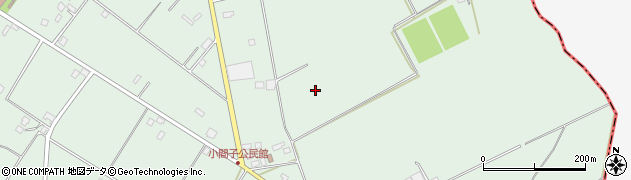 千葉県千葉市若葉区小間子町周辺の地図