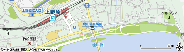 島田駐在所前周辺の地図