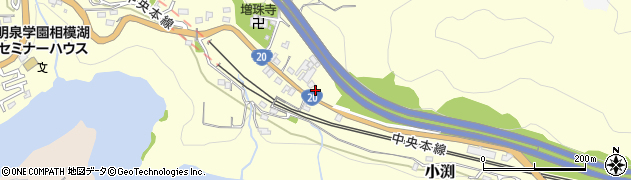 神奈川県相模原市緑区小渕1302周辺の地図