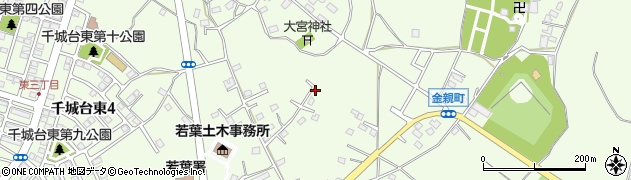 千葉県千葉市若葉区金親町74周辺の地図