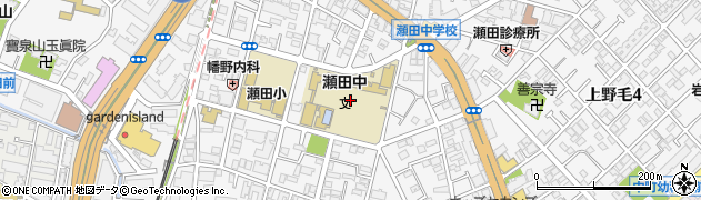 東京都世田谷区瀬田2丁目17周辺の地図