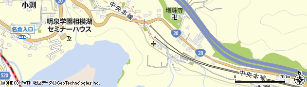 神奈川県相模原市緑区小渕1258周辺の地図