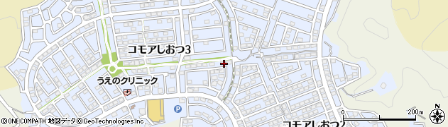 山梨県上野原市コモアしおつ周辺の地図