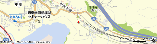 神奈川県相模原市緑区小渕1259-2周辺の地図
