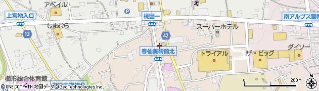 クリーニング志村　櫛形店周辺の地図