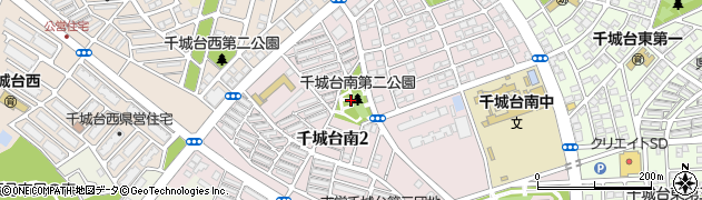 千城台南第2公園周辺の地図