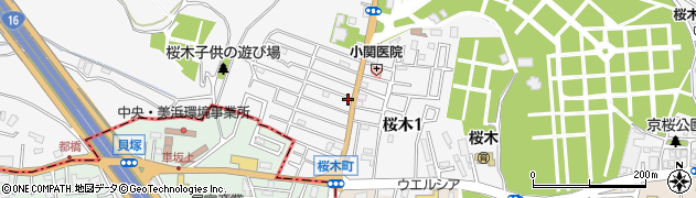 秋山美容室周辺の地図