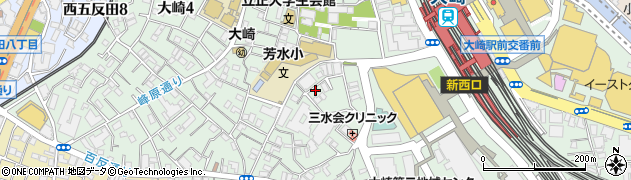 晃洋厨機株式会社　東京支店周辺の地図