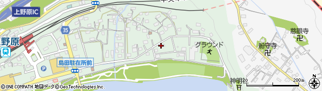 山梨県上野原市新田321-3周辺の地図